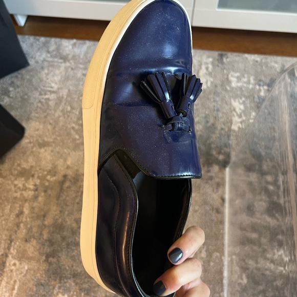 Celine Blue Tassel Slip On Sneakers - size 39.5 / 9.5 - Picture 4 of 6